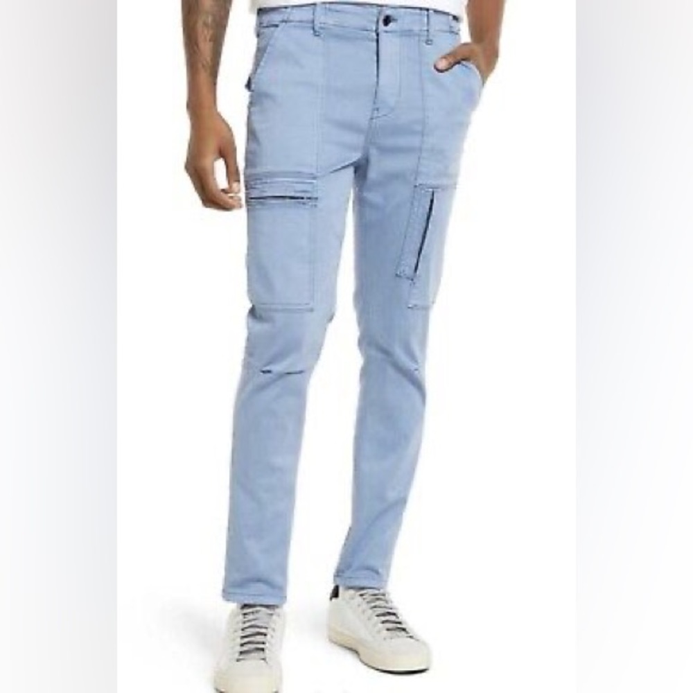Karl Lagerfeld men’s flat pocket strech cargo pants